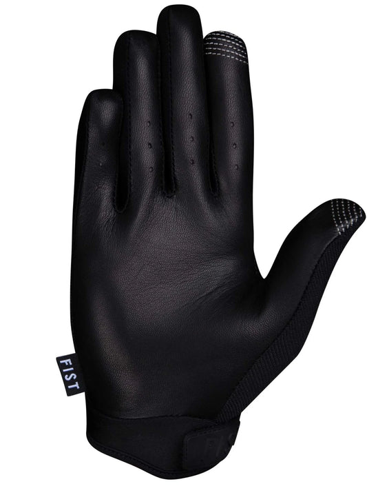 Black Moto Hybrid Road Glove | Fist