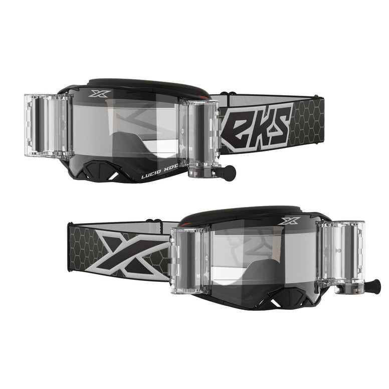 EKS LUCID GOGGLE RACE PACK BLANCO Y NEGRO - ZIP OFF