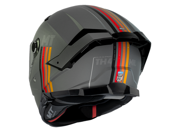 MT HELMET  FF118SV THUNDER 4 SV MIL C2 MATT GRAY