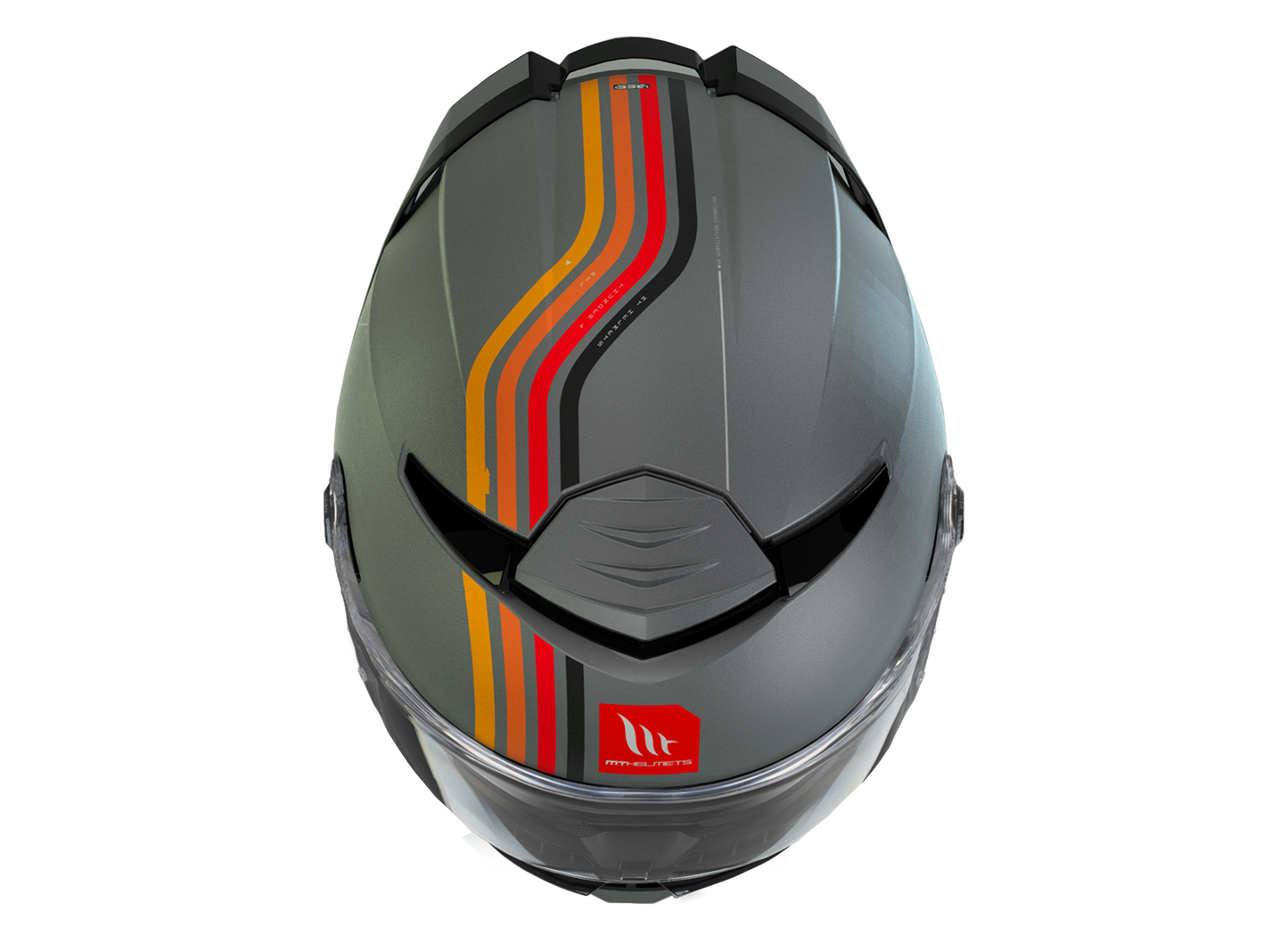 MT HELMET  FF118SV THUNDER 4 SV MIL C2 MATT GRAY