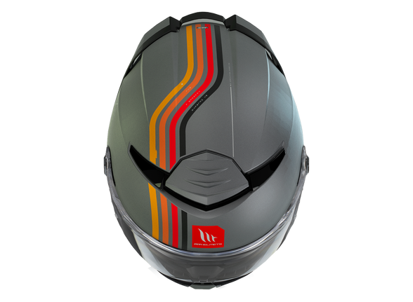 MT HELMET  FF118SV THUNDER 4 SV MIL C2 MATT GRAY