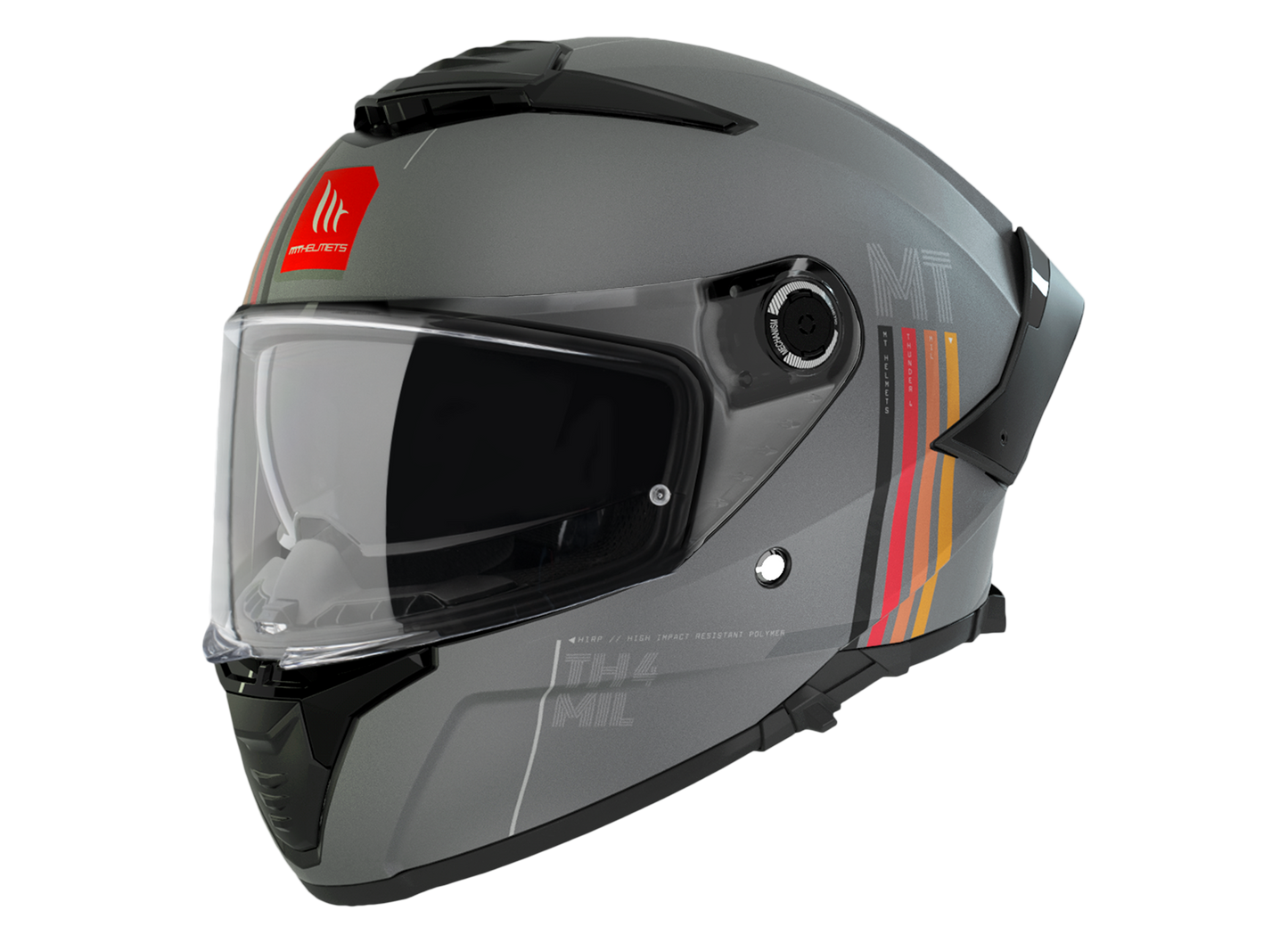 MT HELMET  FF118SV THUNDER 4 SV MIL C2 MATT GRAY