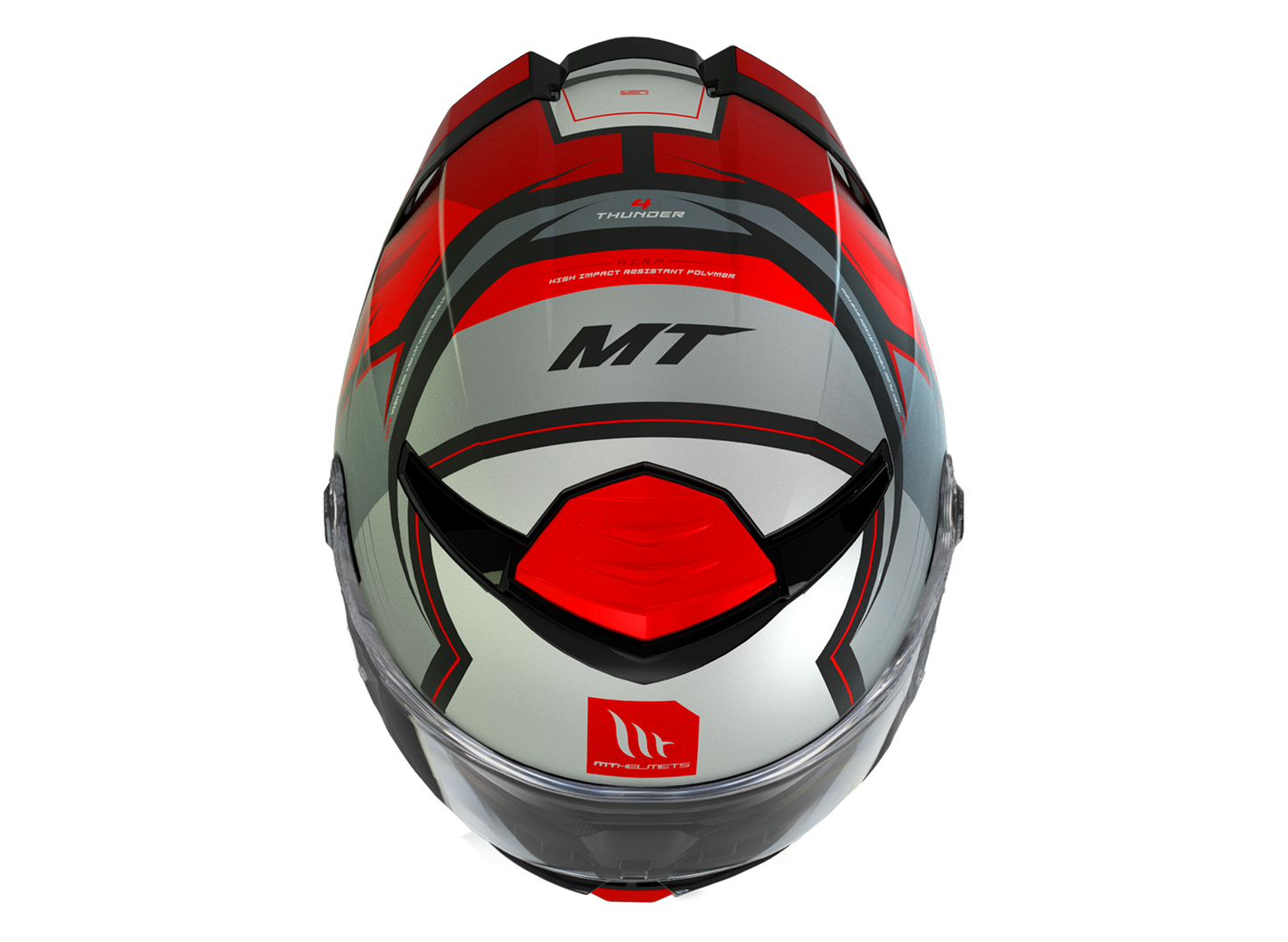 MT HELMET FF118SV THUNDER 4 SV PENTAL B5 MATT PEARL RED